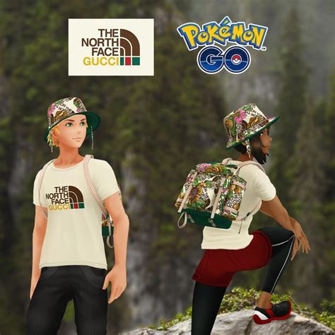 pokemon go the north face gucci code